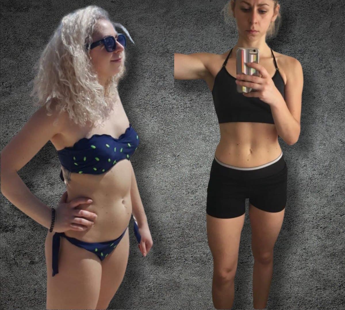 Client 4: before on the left, after on the right