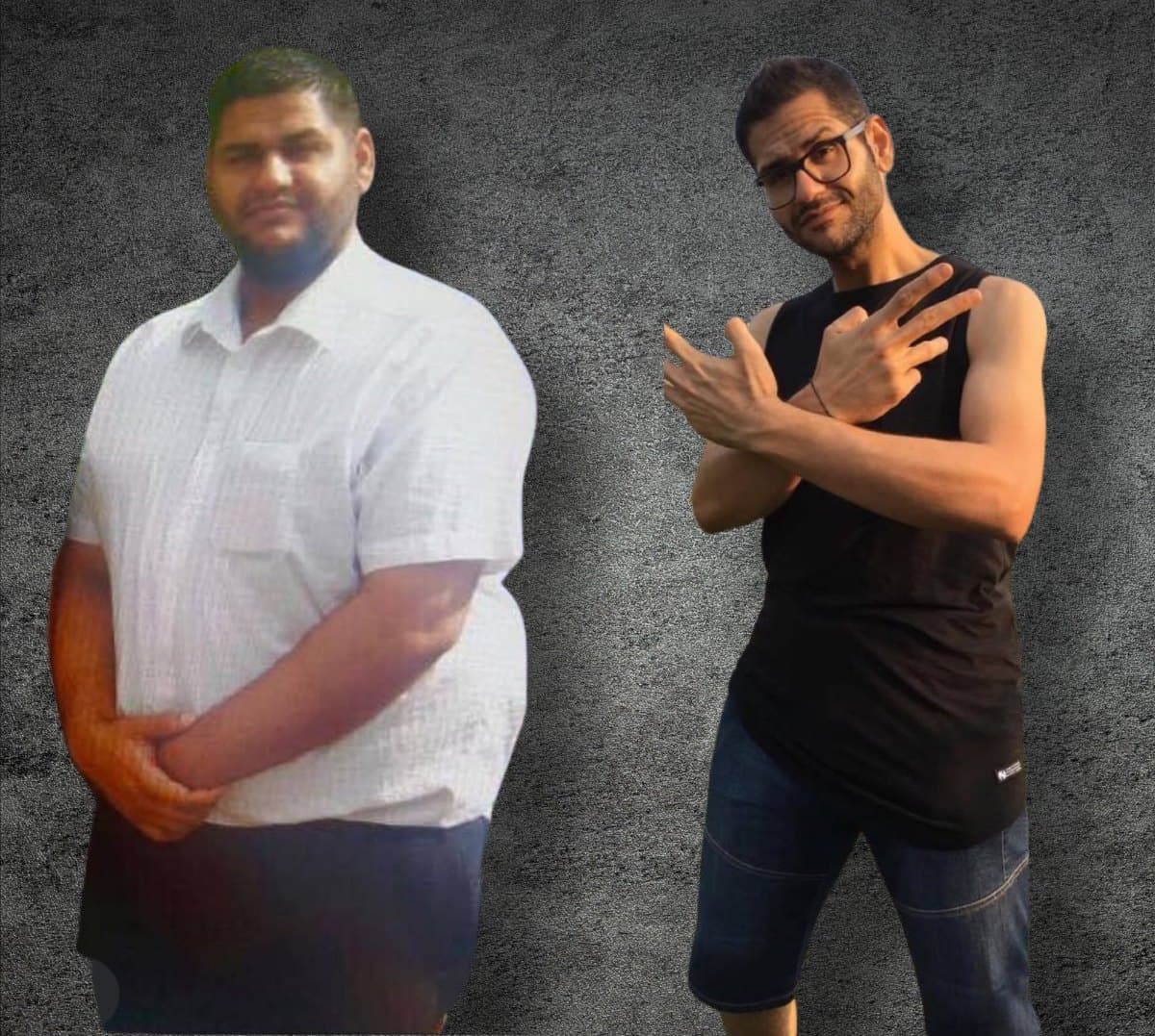 Client 3: before on the left, after on the right